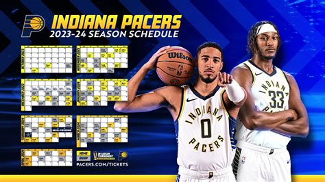 Pacers NBA Games Schedule .